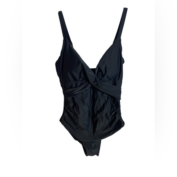 Black One-Piece Swimsuit - Picture 1 of 3